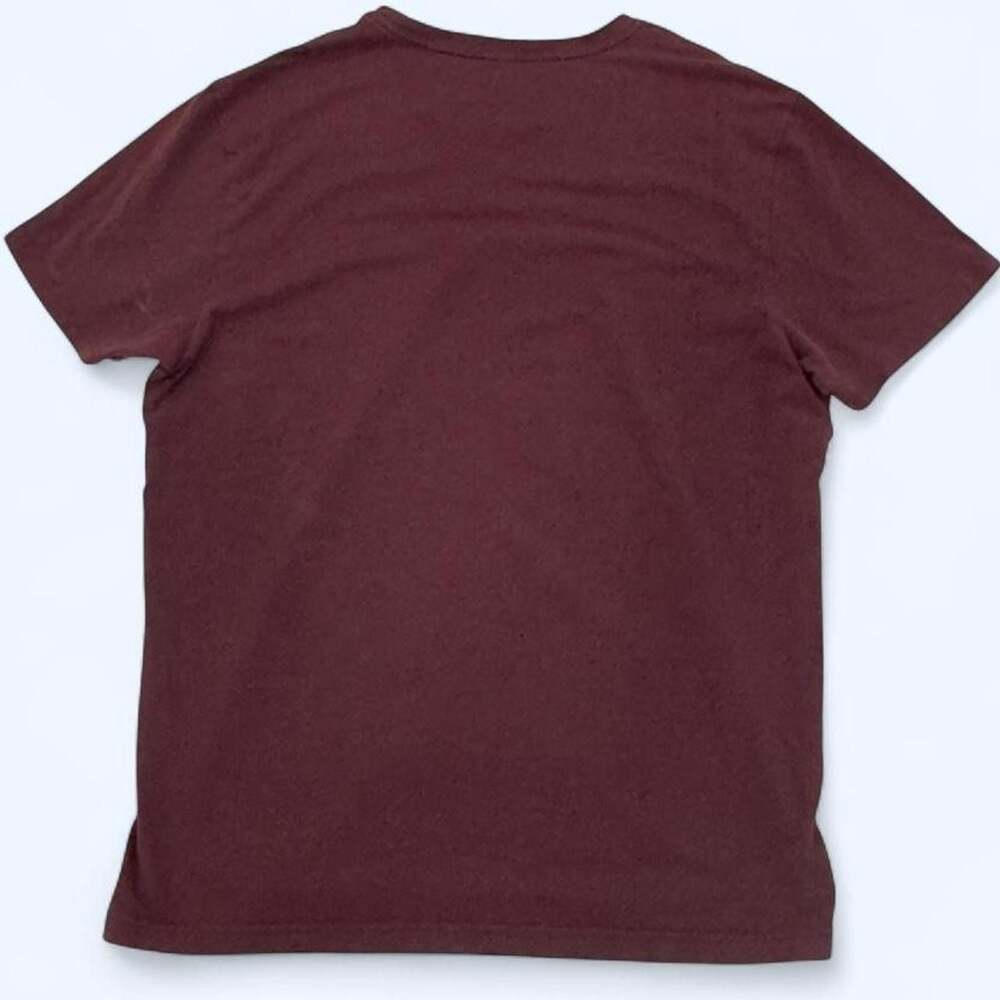 Express Maroon Short Sleeve Crew Neck T-Shirt